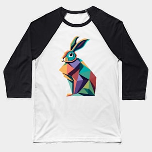 Geometric Cute Rabbit Baseball T-Shirt